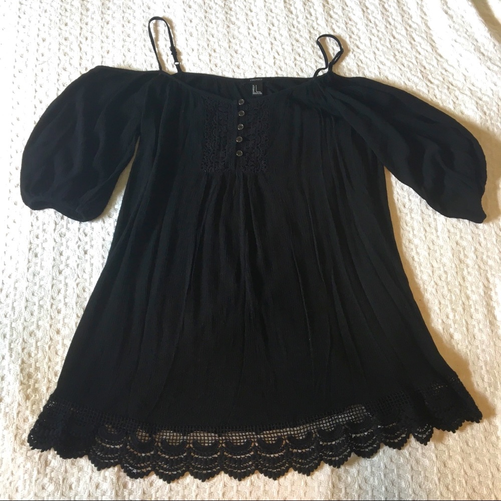 Lacy Black Dress